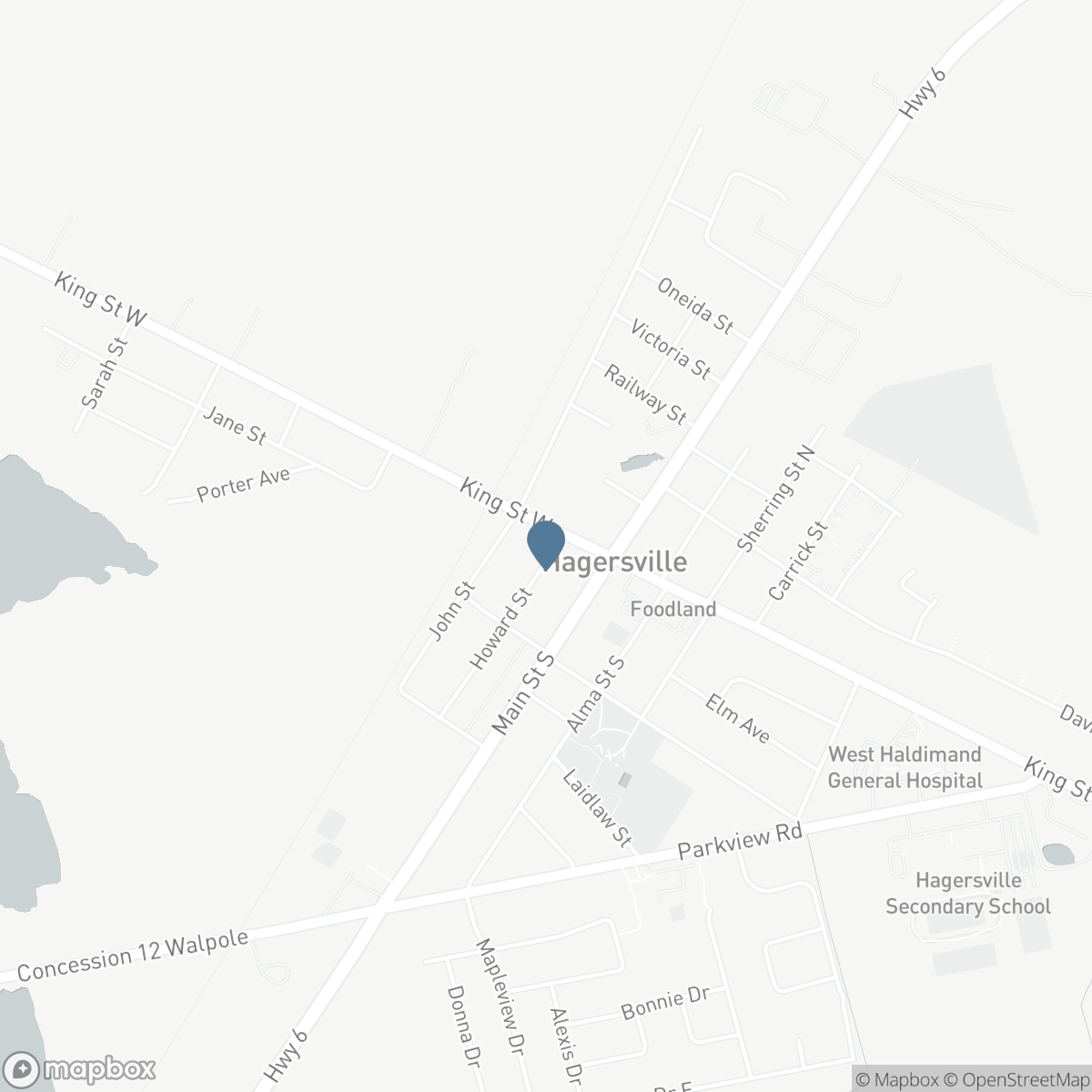 6 HOWARD STREET, Hagersville, Ontario N0A 1H0